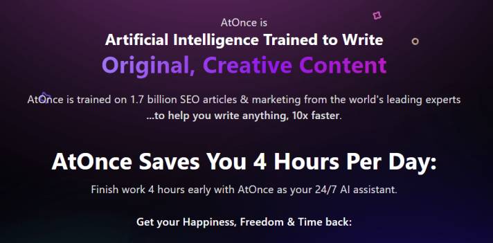 features of atonce