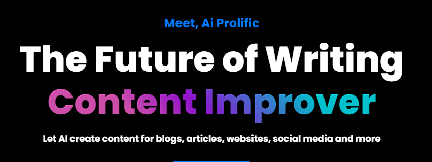 what is ai prolific