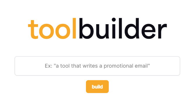 what is tool builder