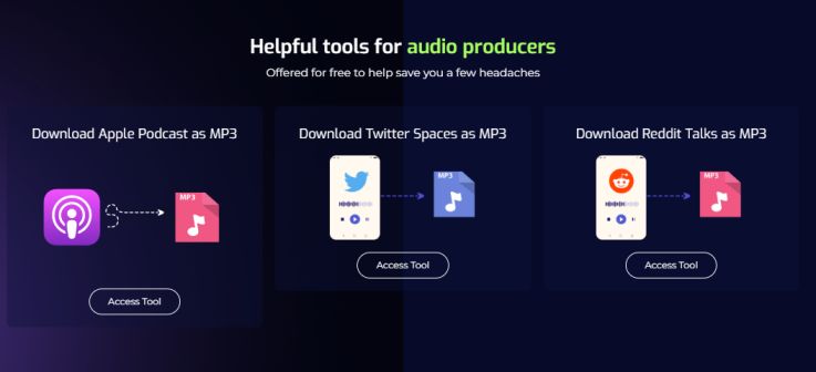 helpful tools for audio