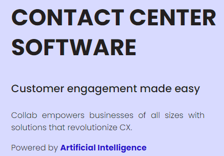 Contact center Software
