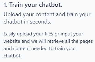 Train your chatbot