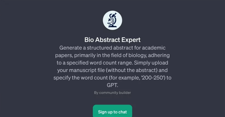 bio-abstract-expert